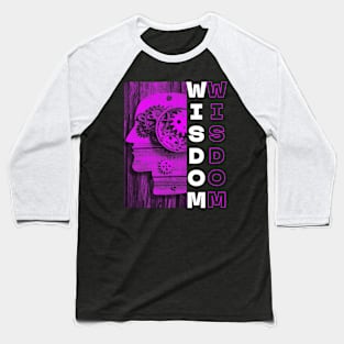 PURPLE WISDOM Baseball T-Shirt